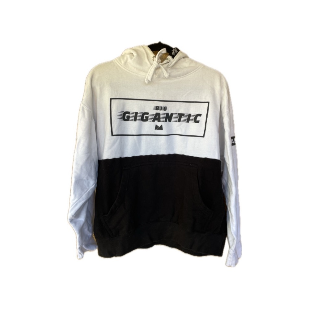 Electric Family x Big Gigantic Black & White Signature Color Block Hoodie